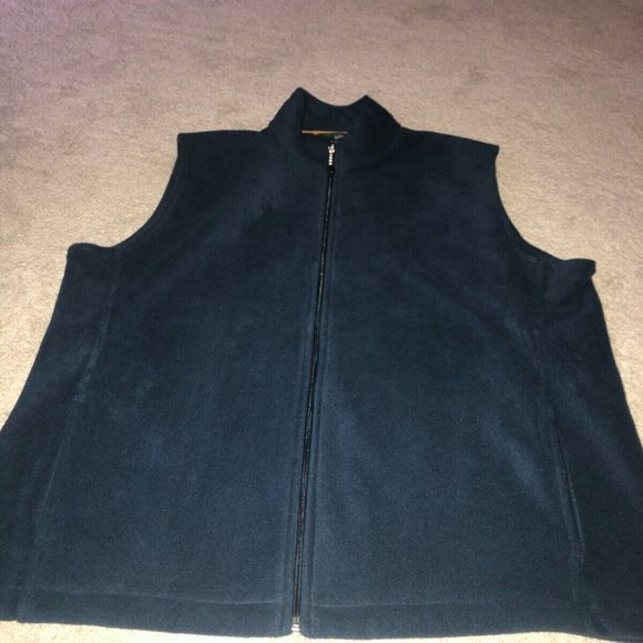 Woolrich‎ Fleece Vest Navy Blue Men’s XL - Picture 12 of 12